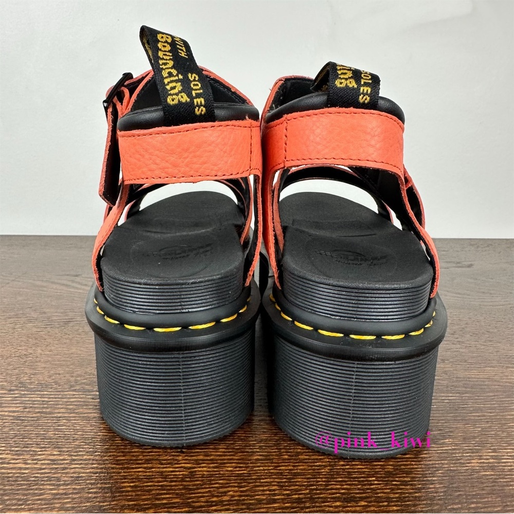 Dr. Martens Blaire Quad Coral Platform Sandals - Picture 9 of 15